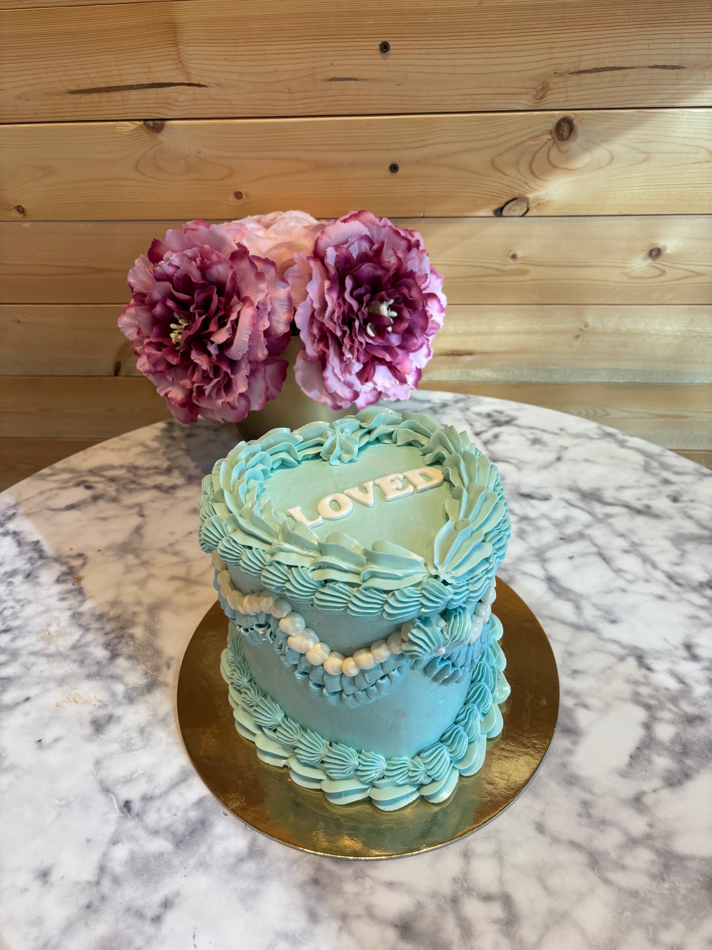 Vintage Heart cake