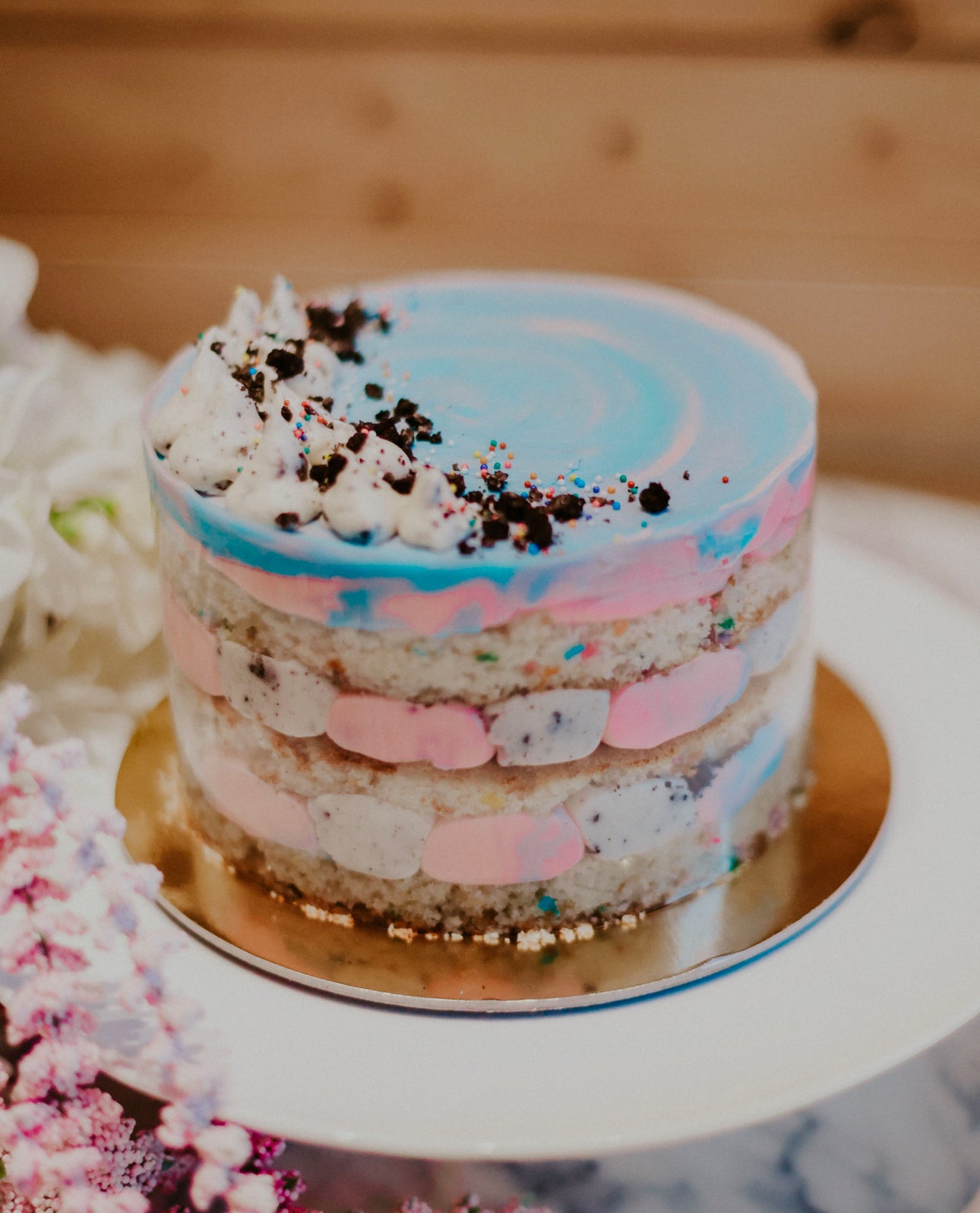 Naked Oreo Birthday cake